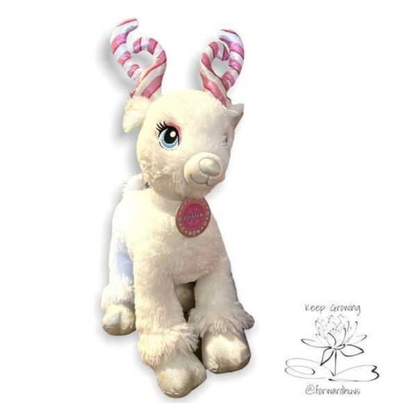 Build a Bear Candy Cane Glisten Plush - Picture 1 of 8